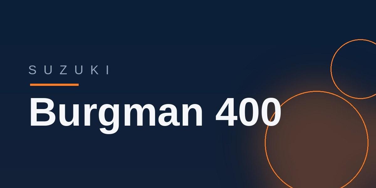 Suzuki Burgman 400